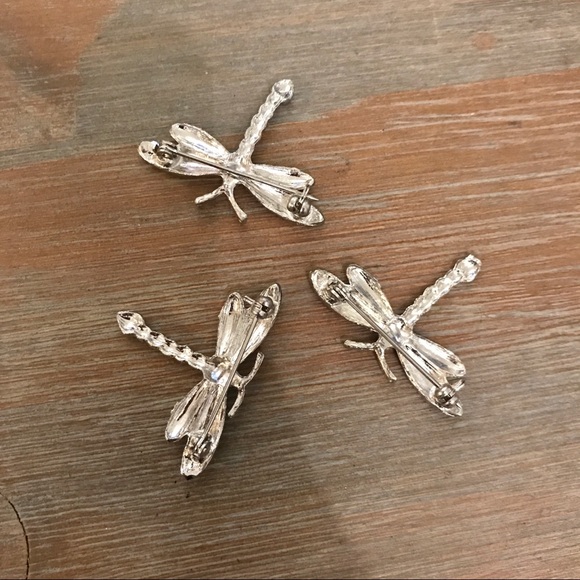 3 Dragonfly Brooches - NWOT - Picture 3 of 4